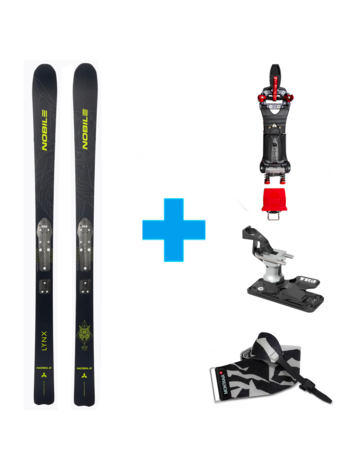 Lynx + Plate Meidjo + Meidjo 3 SR + LTK Talonnière alpine  + Peau Montamix